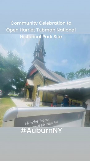 June 22, 2024 Opening ceremony to open the Thompson Memorial AME Zion Church on Parker Street a site within the Harriet Tubman National Historical Park here in Auburn, NY. #auburnny #harriettubman #nationalpark @equalrightsheritage @nationalparkservice @cayuga_tourism @sewardhousemuseum @cayugamuseum @auburn_public_theater @schweinfurthart @willardchapel @harriettubmanhome Harriet Tubman National Historical Park Harriet Tubman Boosters | City of Auburn, NY - auburnny.gov