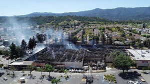 Man charged with arson in California Home Depot fire that could be seen from space, police say