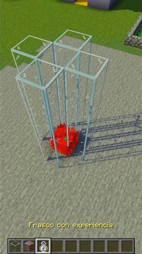 HOW TO CREATE REDSTONE PARTICLES IN MINECRAFT! #minecraft #minecraftshorts #shorts