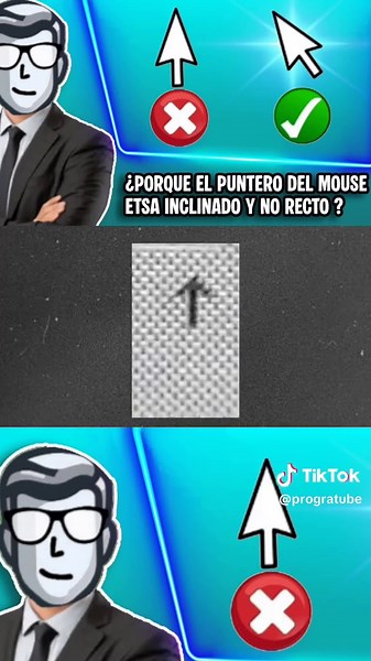 ¿Por qué el cursor del mouse está torcido? Historia y evolución del puntero