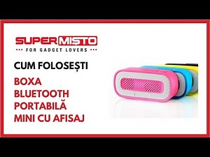 Cum conectezi Boxa Bluetooth Mini la telefon