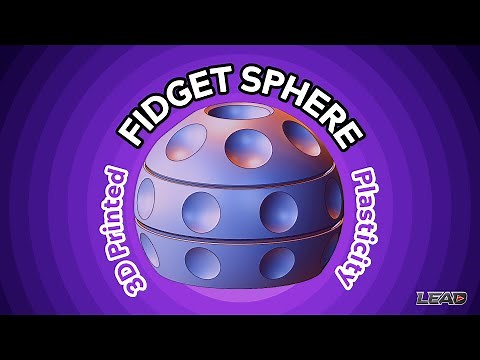 How To Design a Print-In-Place Fidget Toy with Plasticity | Beginner Tutorial