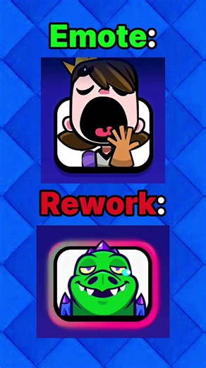 Emote vs Rework pt.3 #clashroyale #gaming