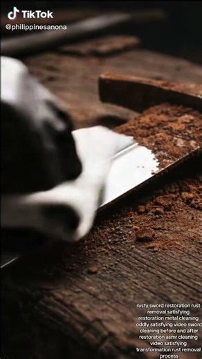 Rusty Sword Restoration | Satisfying Rust Removal Transformation