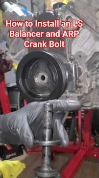 How to Install an LS Balancer and ARP Crank Bolt #LSx #Balancer #Dampener #ARP
