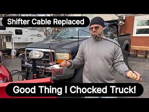 Replacing the Shifter Cable on a 2001 Ford F350 7.3 Power Stroke Diesel