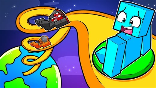 Desci no MEGA ESCORREGADOR no Minecraft! | Problems