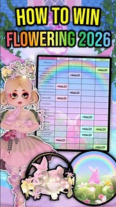 ALL ANSWERS to WIN the flowering halo 2026 in Royale High #royalehigh #shorts #fyp #roblox