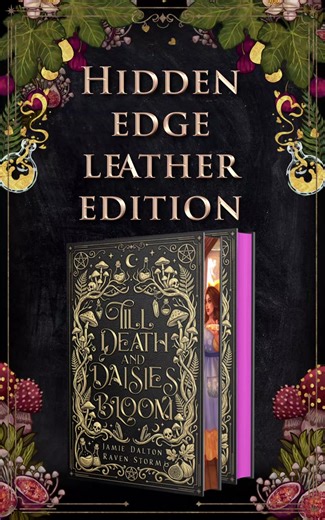 !!!REVEAL!!! The special edition of Till Death and Daisies Bloom you can follow on Kickstarter to learn when the Kickstarter launches. Comment what colored pages the interior should be. They say what doesn't kill you makes you stronger...but what if you already died and came back? Till Death and Daisies Bloom is in KU! -Witches -Why choose romance -30 year old fmc -Chaos -Practical Magic vibes @Author Raven Storm