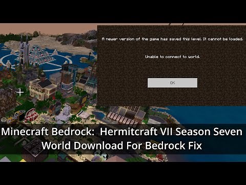 Minecraft Bedrock: Hermitcraft VII Season Seven World Download For Bedrock Fix
