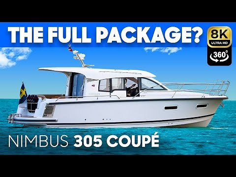 Nimbus 305 Coupé Full 360° Yacht Tour & Review