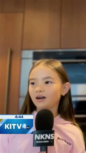 8 year old reporter Nini on Hawaii TV News