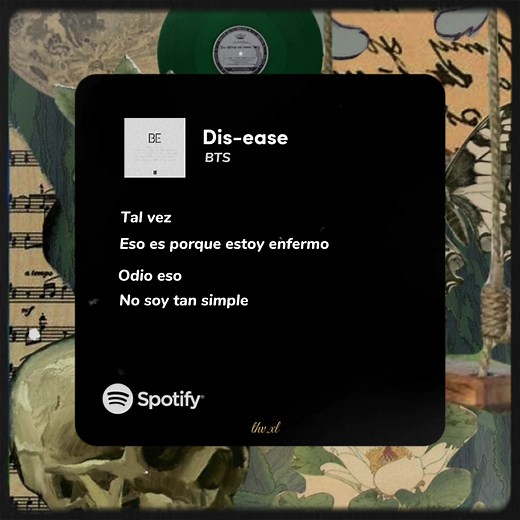 Dis-ease: BTS #disease #bts #bangtan #foryuopage #lyrics #music #parati #foryou #fyp