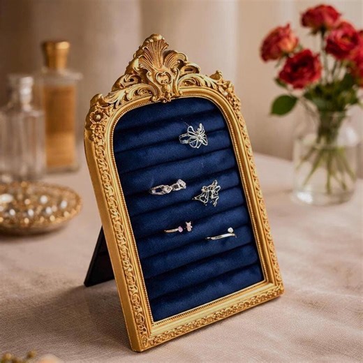 Vintage Ring Display Frame – Wedding Ring Holder, Mother’s Day & Bridesmaid Gift - Etsy