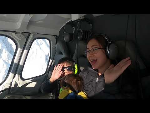 🚁 Scenic Mount Cook New Zealand Glacier Helicopter Flight | LetsGoBearTravels