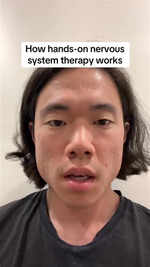 We're not "healing" your nervous system - your body heals itself - we're simply facilitating that healing and helping. This modality is called craniosacral therapy which is under the umbrella of Osteopathy. There's way more to it but I'll post it in future parts. vid credit is @SciePro #nervoussystem #nervoussystemhealing #craniosacraltherapy #osteopathy #Selfhealingenergy | Nervous System Care Toronto