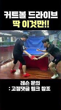 Just do this for the cut ball drive #TableTennis #CutBallDrive #Lesson