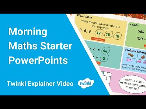 Morning Maths Starter PowerPoints