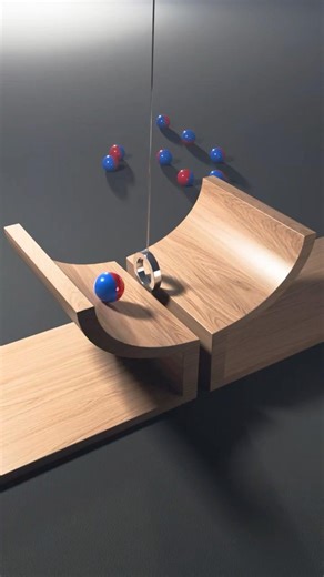 Blender 3D Loop Animation: Perfectly Timed Ball Roll + Pendulum Sync | Physics Motion.