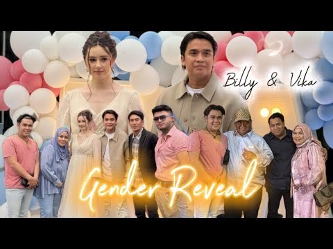 🎉 Gender Reveal Bang Billy & Vika… guess whether I'm a girl or a boy??👶💖💙
