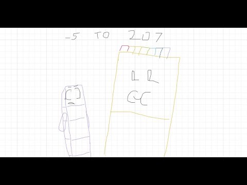 Numberblocks -5 - 207 on Whiteboard!