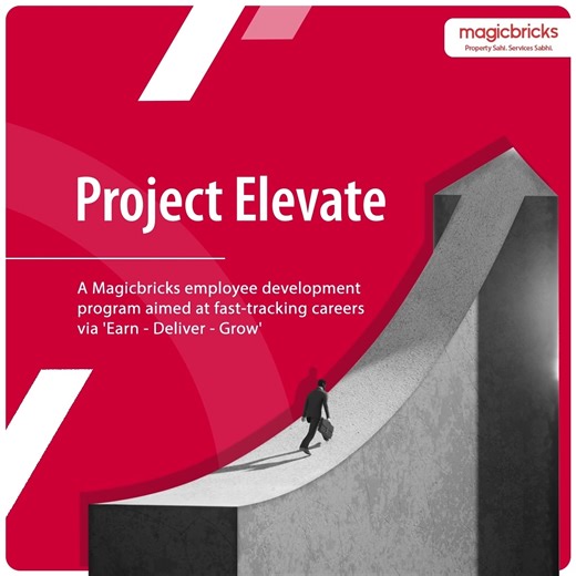 📷 We are delighted to kick off the exciting #ProjectElevate at #Magicbricks, a program recognizing the achievements of our off-roll call center employees every 6 months. The dedicated program provides them with the platform to reach the next level in their careers with perks like dual annual appraisals, immediate enrolment, and 3 lucrative payout slabs. Here are a few glimpses from earlier this week as talented employees joined in to get a head start on how to 'earn, deliver, and grow' with us!