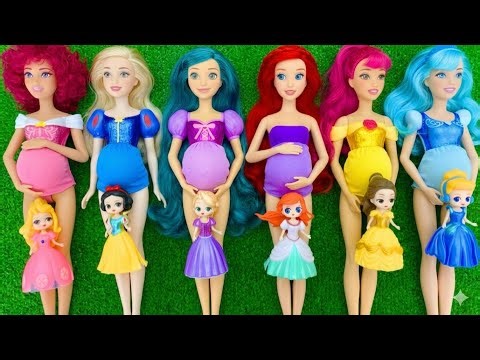 Cute Miniatures Disney Princess Pregnant Frozen ELSA & Annall! elsa satisfying unboxing