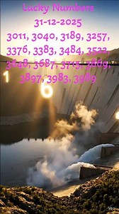 GUESSING Lucky Numbers | 31-12-2025 Lucky Numbers | #luckynumbers