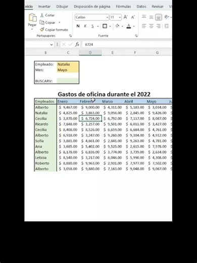Truco, funcion BuscaV en Excel. Muchos más trucos en mi perlil. ##cursosonline #excelbasico #cursoexcel #education #consejosdeexcel #trabajo #sobresalir #excelpro #tutorialdeexcel