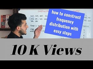 Construction Of Frequency Distribution | Statistics