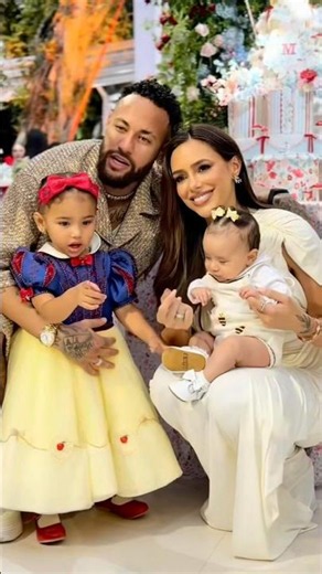 Neymar & Bruna celebrating Mavie's birthday 💖🎂✨#youtubeshorts #neymar #birthday#family