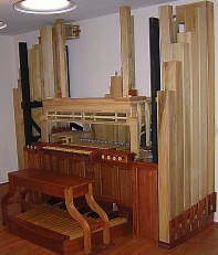 Homemade pipe-organ