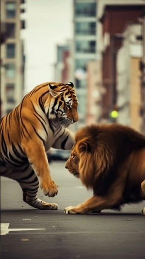 Lion vs Tiger | Jungle Fight | Who is the Real King? 🦁🐅📝