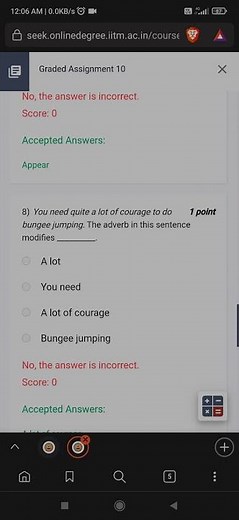 iitm English 1 Week 10 Graded Assignment solutions