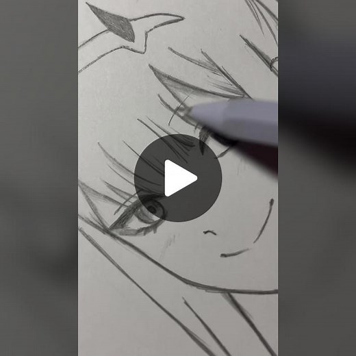 Zero Two Darling in the Franxx Anime Pencil Sketch Tutorial