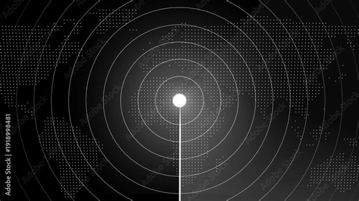 HUD Interface target, radar direction scan for target, searching HUD interface, radar hologram screen object on map radar targets and futuristic user interface computer system and technology