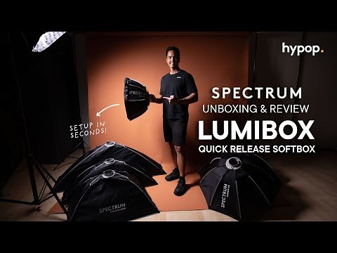 Softbox Setup in SECONDS! Spectrum Lumibox Quick Release Softbox | Unboxing & Review