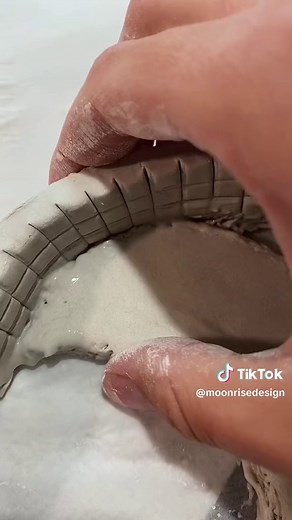 Moon Shaped Pool with Air Dry Clay
