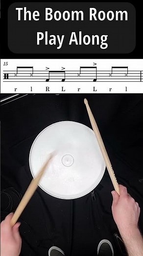 Play Along: The Boom Room | 120 BPM | Beginner Bucket Drumming