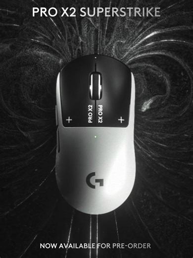 Order the PRO X2 SUPERSTRIKE Gaming Mouse Now!