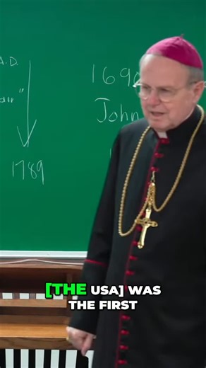 The US was the first country in history to profess no religion. #catholicism #mhtseminary | Most Holy Trinity Seminary