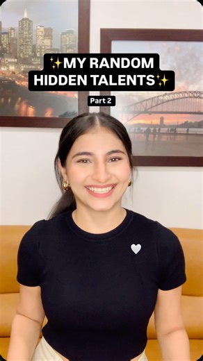 Sai on Instagram: "Now you know why they were hidden😂❤️ I had the bestest time making this, I have been doing all of this in front of my friends and family for YEARS and I was like let’s do some masti and post it! I hope it makes you smile🥰 . . #random #randomhiddentalents #cartwheel #drums #moonwalk #ambidextrous #singing #opera #trending #explore #explorepage #fyp"