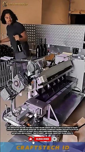 High-Precision Automatic Wine Bottle Measuring and Filling Machine 🍇#machine #industrialtechnology