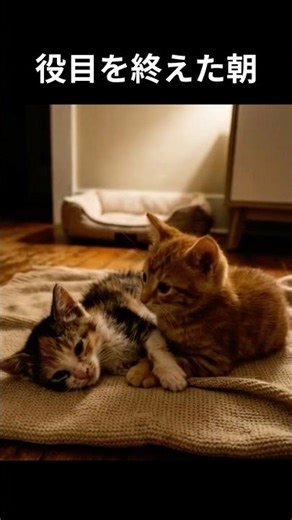 【実話】三毛と茶トラの姉妹猫の絆｜姉の命を守って、妹は逝った #実話#姉妹猫#保護猫