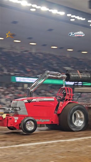 The "Triple Bypass" Diesel Super Stock Tractor pulling at the 2026 National Farm Machinery Show Championship Tractor Pull sponsored by Farm Credit Mid-America #tractorpulling #horsepower #dieselpower #turbo #motorsport | Pulling Texas