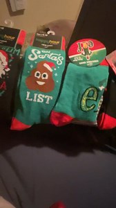 Got these cute socks from dollar tree yesterday. Not slim kinda shady is my favorite🤣🤣 #christmas #FYP #monetize #sockswag #funny #idontowncopyrightstothemusicinthebackground | Jessica Krol