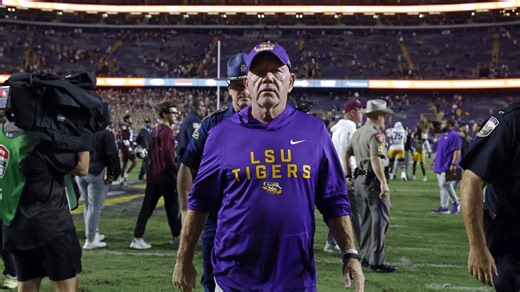 LSU fires coach Brian Kelly in the 4th season of his 10-year, $100 million deal