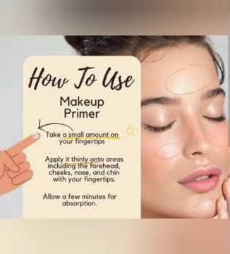 makeup primer ...correct method to apply on your face...