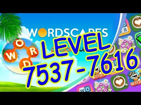 WordScapes Level 7537-7616 Answers | Master #20
