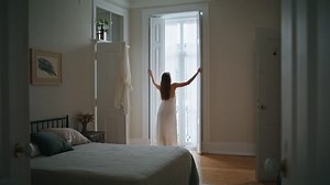Young Woman Opening Blinds Home Morning Stock Footage Video (100% Royalty-free) 1100022355 | Shutterstock